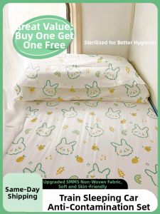 GUXU | Dirt-proof Disposable Bed Set for Trains