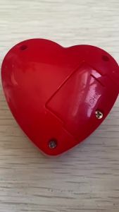 Puppy Heartbeat Box Soothing Hug Toy Dog Simulated Heartbeat Pet Plush Toy Heart-Shaped Heartbeat Box Training Aid Relief Sleep