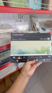 [Hỏa tốc] Sổ Vẽ Mỹ Thuật Fabriano Marco Polo 300gsm 100% Cotton – Sổ Vẽ Màu Nước Cao Cấp Hạng Họa Sĩ