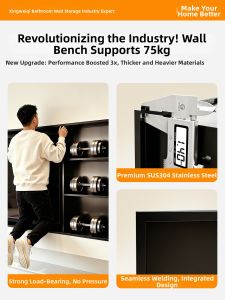 BEIQIVI | Stainless Steel Recessed Television Cabinet Customizable