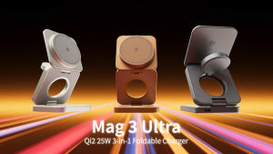 ADAM ELEMENT Mag 3 Ultra Qi2 3-in-1 Foldable Charger 25W / Wireless Charger 25W / 3years warranty