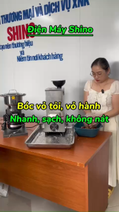 máy bóc hành  tỏi khô . nhanh  sạch  tiện lợi