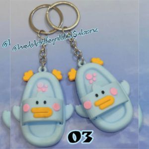 GANTUNGAN KUNCI SANDAL & GADIS KECIL IMPORT / GANTUNGAN KUNCI KARAKTER LUCU / GANCI GEMOY / CUTE GIRL KEYCHAIN / KYC7923