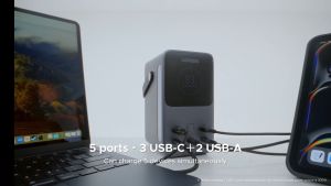 UGREEN 48000mAh 300W Max Output 5 Port PD3.0 140W QC 22.5W Type C USB A Power Bank Digital Display Portable Charger Fast Charging Powerbank LED Display Charge Multiple Devices iPhone 17 16 Macbook Pro iPad Samsung S25 S24 Xiaomi Huawei Oppo Tablet Laptop