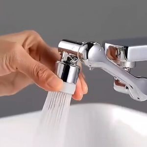 Qooiu 1080 Degree Universal Lifting Splash Proof Filter Faucet Spray Head Wash Basin Tap Extender Adapter Kitchen Tap Nozzle Flexible Faucets Sprayer