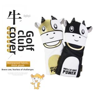 Dominant | Bull Cartoon Design Golf Club Cover Waterproof PU