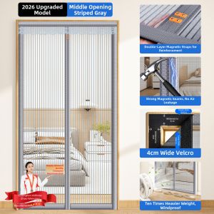 SHULIAN | Mosquito Repellent Magnetic Door Curtain Partition Screen