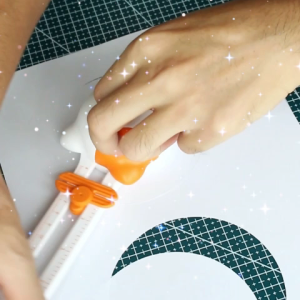 Portable Plastic Gauge Knife Circle Cutter Round For Sticker Paper Carving Model Diy Cutting Tool