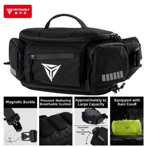 MOTOWOLF | Waterproof Motorcycle Hip Bag for Travel and Commuting