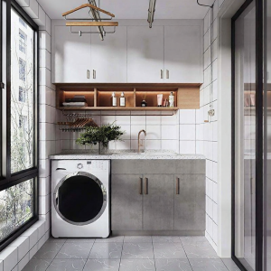 Waterproof UV Resistant Aluminum Laundry Cabinet