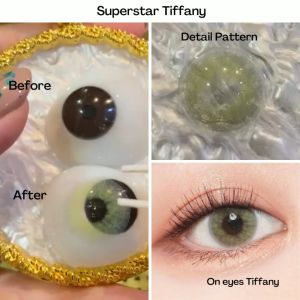 BUY 1 FREE 1 Superstar Tiffany Softlens Warna Premium