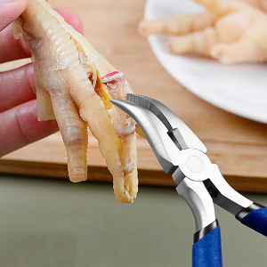 Chicken Feet Boneless Pliers Bone Shaving Scissor Clip Stainless Steel Chicken Duck Gooses Claw Bone Removal Tool