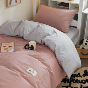 Washable Cotton Dorm Bedding Set