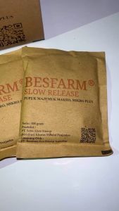 Pupuk Majemuk Besfarm Slow Release 1 box isi 10pcs Pupuk Sawit