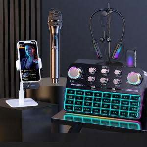Haomuren | Wireless Singing Microphone with Recording Function for Mobile Phones