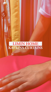 LIMIN US Plain Soft Curtain Black Gray White Window | 8 Ring | 6ft 7ft 8ft | Living Bedroom Kurtina