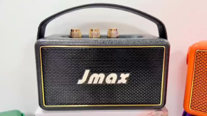 JMAX ลำโพงบลูทูธ JM-4E เชื่อมต่อได้2ตัว พร้อมสายหิ้ว ลำโพงไร้สาย 10W ของแท้ 100% BT/USB/TF/TWS