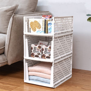Foldable Drawer-Type Wardrobe Divider Shelf - Integrated Closet Storage Basket for Dorm & Home Wardrobe Organization