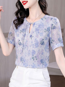 DAIXIANGFEIZI | Age-reducing Stylish Chinese Summer Blouse