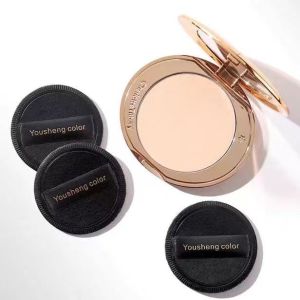 Double-Sided Flocking Makeup Sponge No Face Irritation Uxue Color French Brand Beauty Tool for Any Skin Type Normal Size