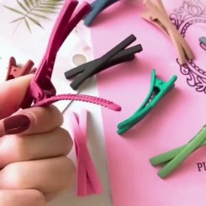 TJS Jepitan Rambut Gaya Korea Matte Warna Warni Jepitan Model Silang Korean Hairclip IR057