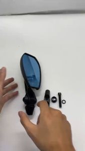 กระจก มองข้าง (กระจกทรงแอปเปี้ล) กระจกแต่งมองข้างมอเตอร์ไซค์ Msx Aerox Forza N-max X-max Pcx Wave ใส่ได้ทุกรุ่น (1คู่)