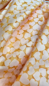 Kain Poly Organza 3D Print Bidang 58" Open Meter (0.5m) LEILIN TEXTILES [Kain Pasang]