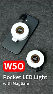 MagSafe Light For Vlog Livestream Photograph Bi-Color Flip Fill Light Suitable for Magnetic Mobile Phones