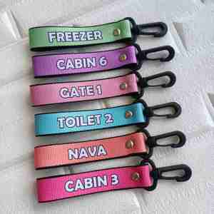 PERSONALIZED BAG TAG (Plain Color Background)