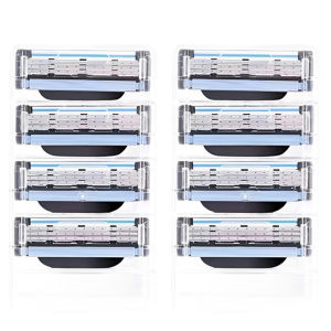 8-48Pcs Shaver Cutting Head 3 layer for Men Stainless Steel Blade Sharp Changeable Shaver Head Accessories Gifts