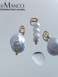 Baroque Pearl Pendant Lightweight Luxury water Drop Earrings Necklace Bracelet DIY Accessories High Aesthetic Value