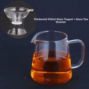 Heat-Resistant Thick Glass Tea Dispenser Set