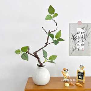 Artificial Green Plants and Artificial Flowers Bell Plant Small round Bottle Living Room Flower Arrangement Dining-Table Decoration Emulational Flower Decoration Hotel Furnishings