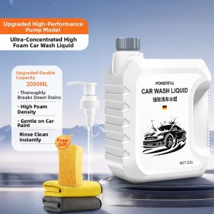 High Foam Car Wax Cleaning Agent Powerful Stain Removal No Rinsing Required