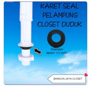Karet sil tiang pelampung Closet duduk toilet wc