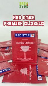ยีสต์หมักไวน์ RED STAR Premier Classic หรือ Montrachet ซองสีแดง Wine Yeast 5 กรัม
