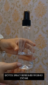 Botol Spray Kosong 250ml dan 100ml Botol Wudhu Perlengkapan Haji dan Umroh Pria Wanita