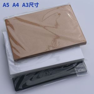 A4 Brown Packing Paper Yellow A5 White Cardboard Hard Inkjet Printing Paper A3 Black Card Color Lead Hand Drawing Paper 8 Open 250G