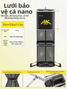 YUZHIYUAN | Túi Mạng Đánh Cá Hình Vuông Chất Lượng Cao Mới