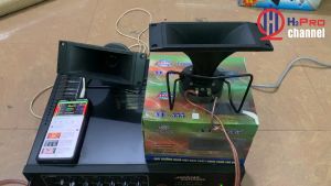 Đôi loa treble kèn loa siêu treble Thumper T10 cao cấp (2 loa) 200W-8 ôm-từ 80- tép đanh- sáng tiếng- phễu 18x7cm (Quà 30k tụ hàn sẵn) H2pro Audio