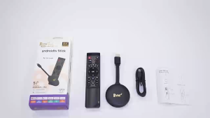 IntelperV380 TV98 ATV X8 Android TV Stick Android 14.0  8K Smart TV Box Support 2.4G / 5G Dual WiFi Bluetooth 5.0 8+128G Allwinner H313 Quad Core Media Player Seta