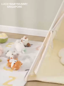 Free Installation Toys Storage Box with Lid & Movable Laundry Basket Plush Doll Organizer For Kids Fireheart Warrior