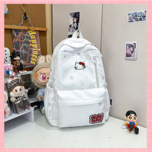 FQ1 2026 Hello Kitty Ladylike Backpack Stylish Versatile Large Capacity Student Schoolbag QF1