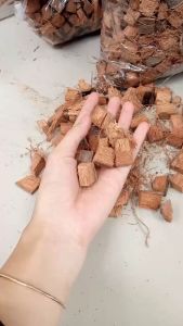 Cocohuskcacahan sabut kelapa ukuran kecil cocochip alas hewan reptil