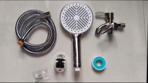 PAKET HAND SHOWER BULAT CROEM HS170 + KRAN CABANG