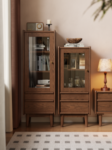 DONGMU | Multifunction Oak Solid Wood Cabinet