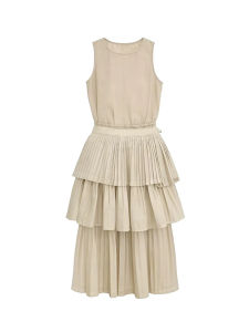 CHOUXIE | Elegant Waist-defining See-through Long Dress