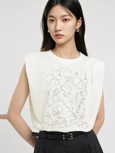 DESIGNICE | Sleeveless Casual T-Shirt