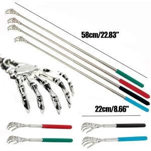 Stainless Steel Telescopic Back Scratcher Extendable Hand Skin Scratching Tool Comfort Handmade Hackle Crafts for Daily Use