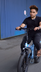 🔥Goracing 🔥 FASHION E-Bike Foldable E-basikal Lipat Basikal Dewasa Electric Bicycle Powerful Lithium battery48V12AH电动自行车